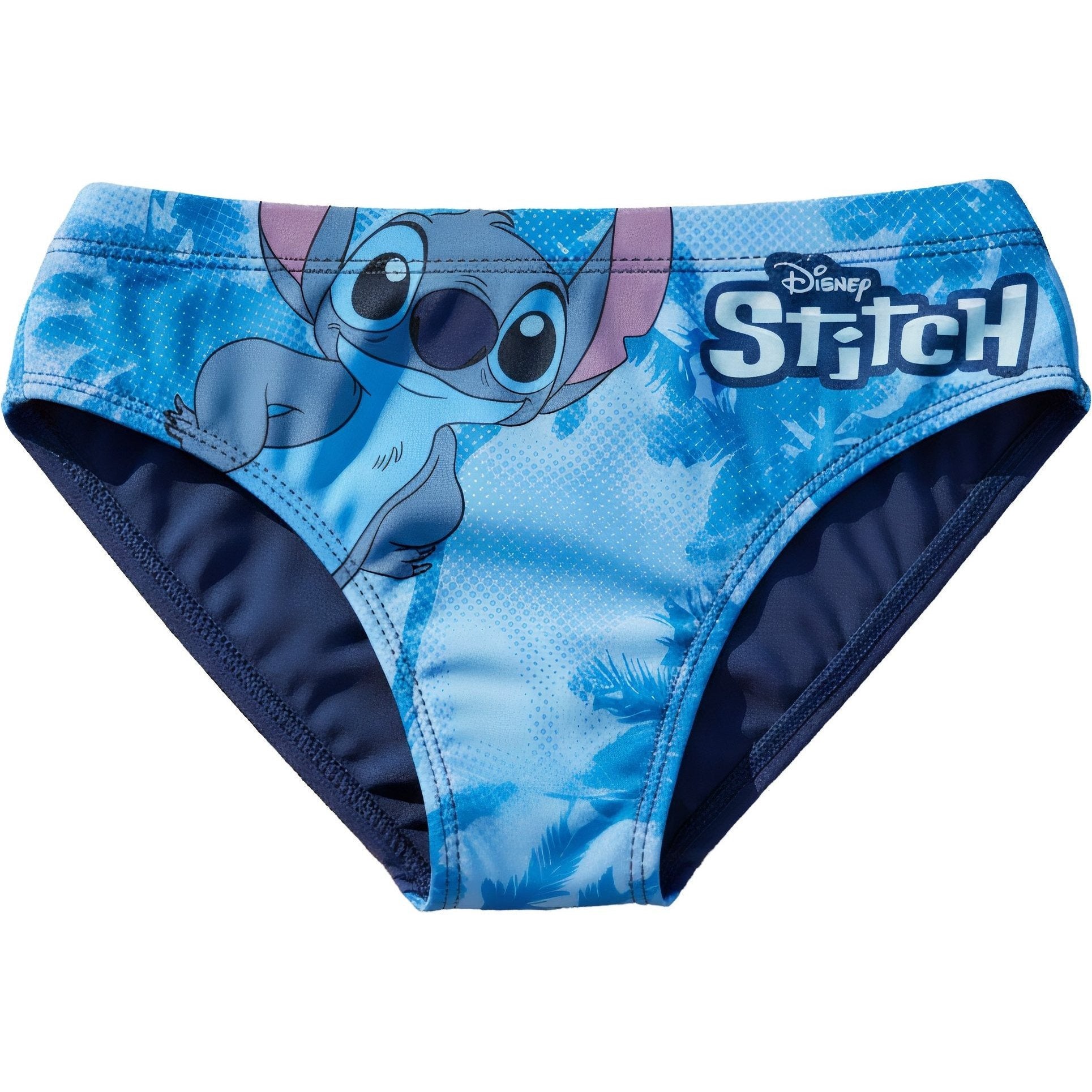 Costume da Bagno Mutandina Slip per Bambini e Ragazzi Boxer Parigamba per Mare e Piscina 3-4 Anni STITCH Blu