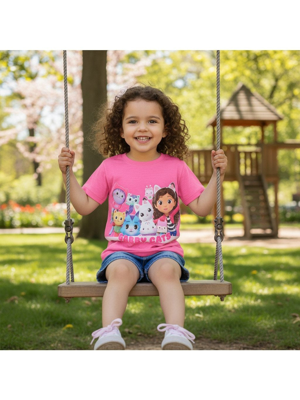 Maglietta 100% Cotone per Bambina Maglia T-Shirt Abbigliamento Ragazza - GABBY