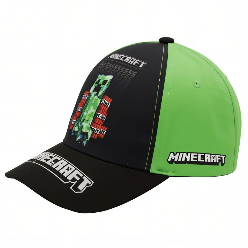 Minecraft - Cappello da Baseball Bambino Creeper Licenza Ufficiale