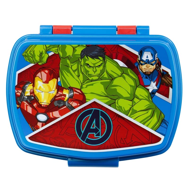 Contenitore Portapranzo Porta merenda Scatola Sandwich Box  Bambini (Avengers Hulk)