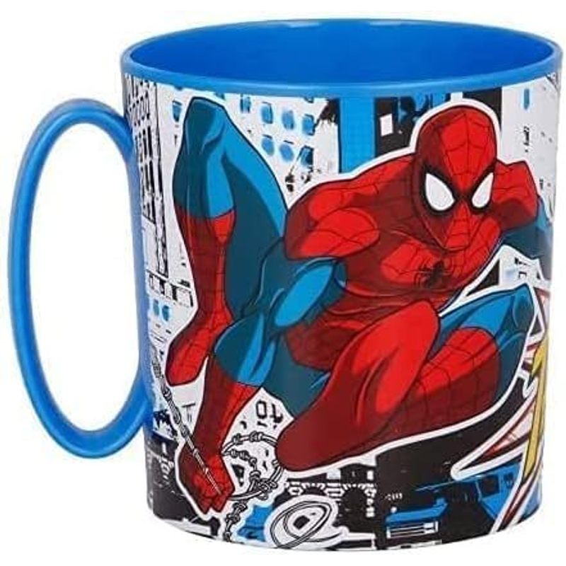 Set Merenda Colazione 2 Pezzi con Tovaglietta Ripiegabile Morbida Sottopiatto Pieghevole e Tazza Bicchiere 350ml  Microo
