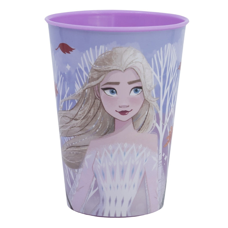 Set 2 Bicchieri per Bambini 260 ml in plastica Senza BPA Regalo per Bimba