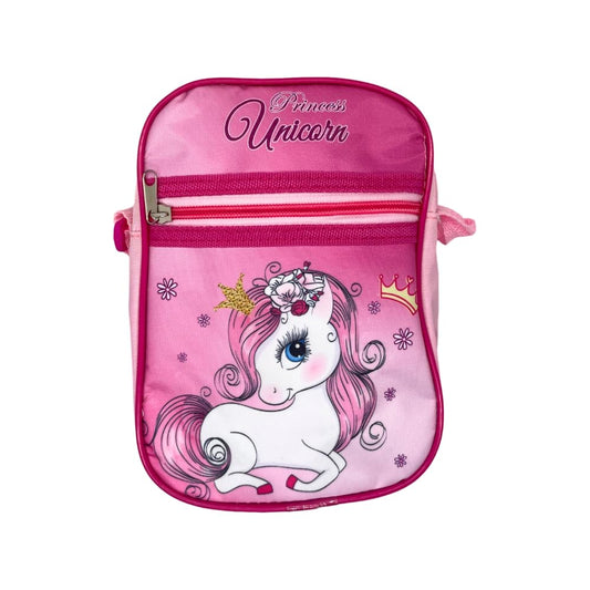 Borsello Bambino Marsupio Tracolla Ragazzo Spalla Regolabile Marsupio Viaggio Sportivo Tempo Libero Gadget (UNICORNO)