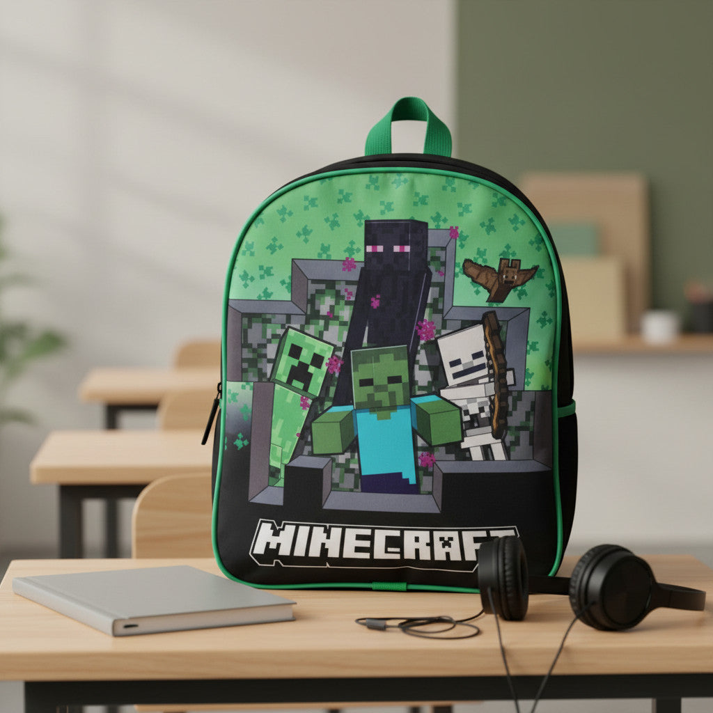 Zaino per bambini Zainetto Asilo Infanzia per la Scuola e tempo libero con chiusura lampo