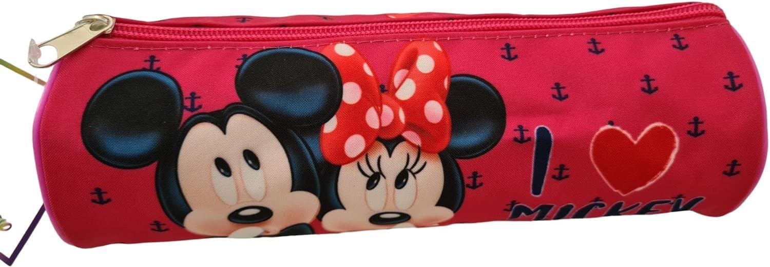 Portapenne Astuccio Borsellino Scuola e Asilo  Bambini 21x7x6cm (MINNIE MOUSE)