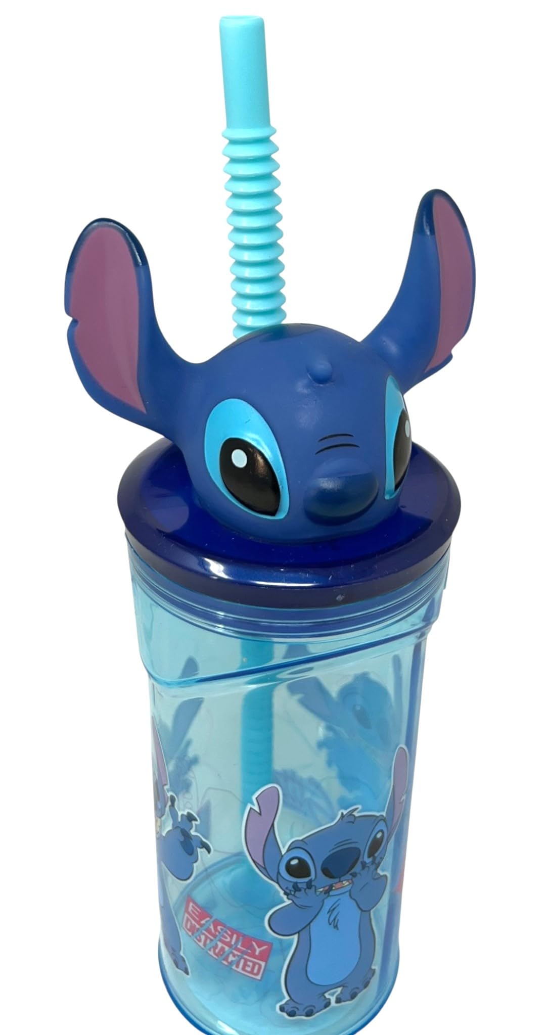Bicchiere 360ml con Cannuccia e Personaggio 3D per Bambini 7