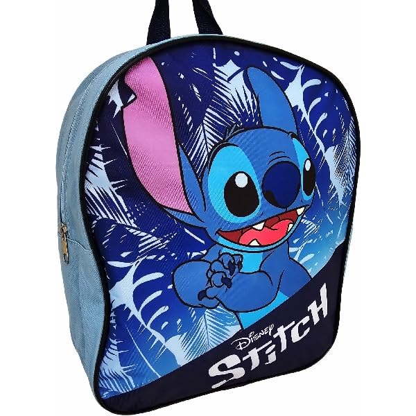 ìZaino  bambini Zainetto Asilo Infanzia  la Scuola e tempo libero con chiusura lampo ( STITCH bimbo)