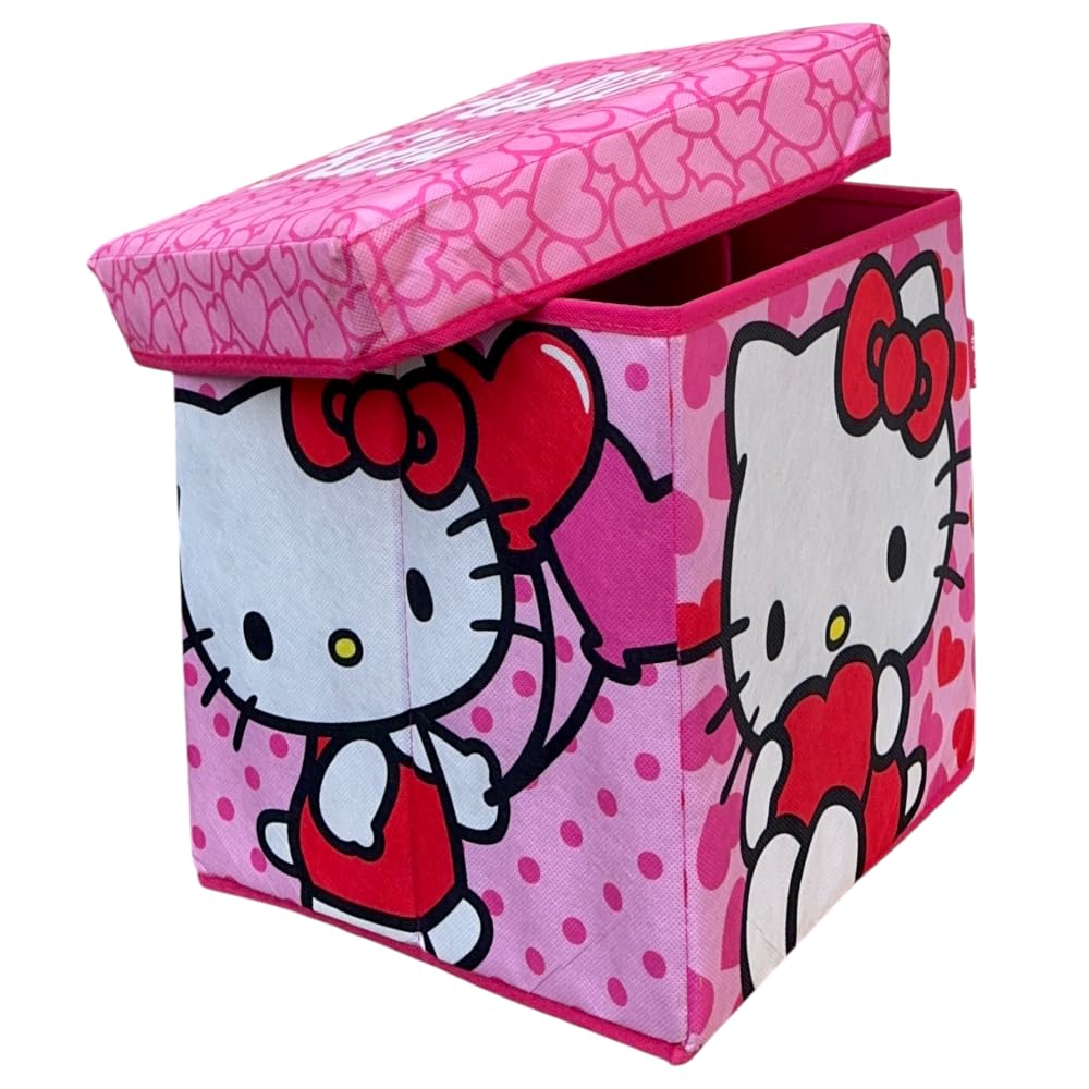 CARTOON Pouf Minecraft per bambini multifunzione contenitore porta oggetti per sedersi 30 cm 8