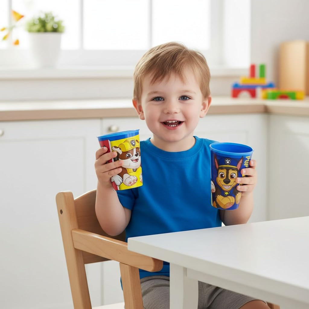 Paw Patrol Set 2 bicchieri, 250 ml, plastica resistente 3
