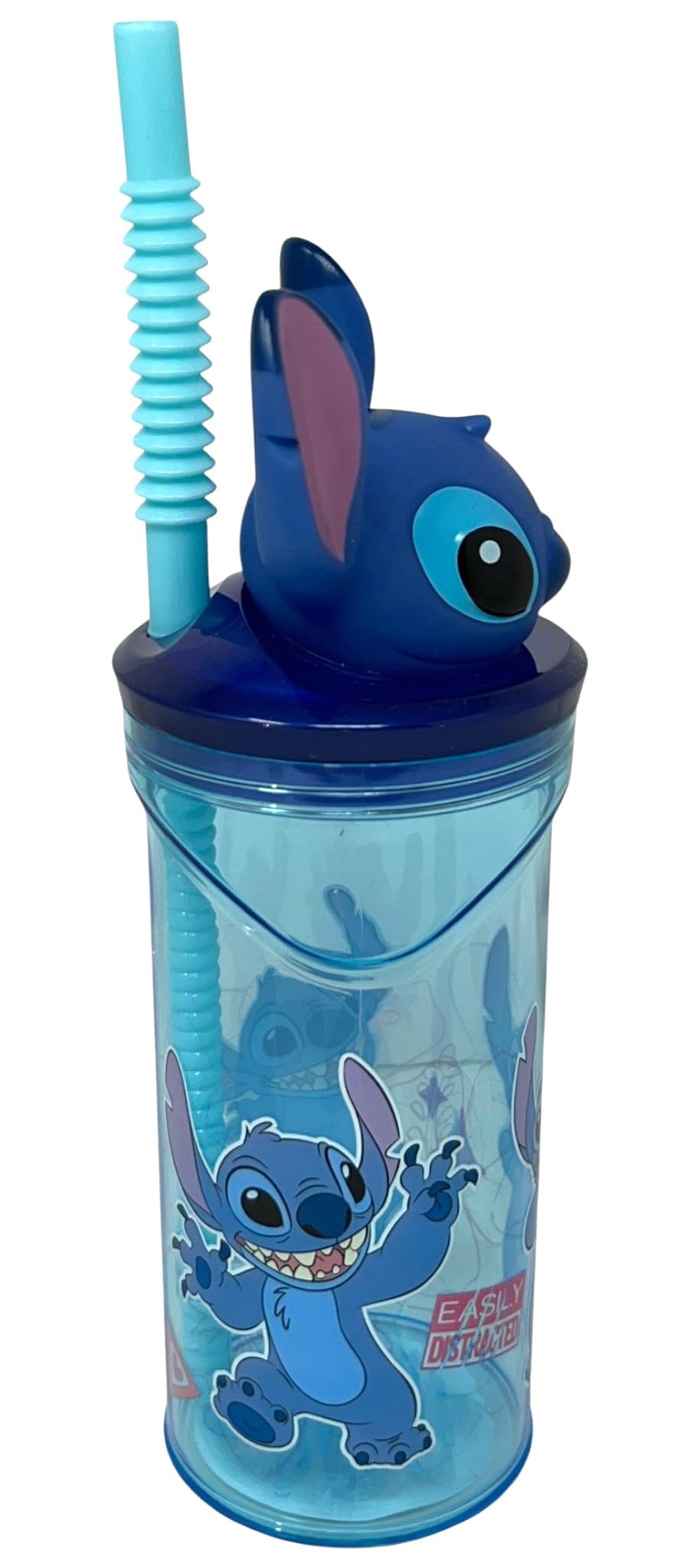 Bicchiere 360ml con Cannuccia e Personaggio 3D per Bambini 6