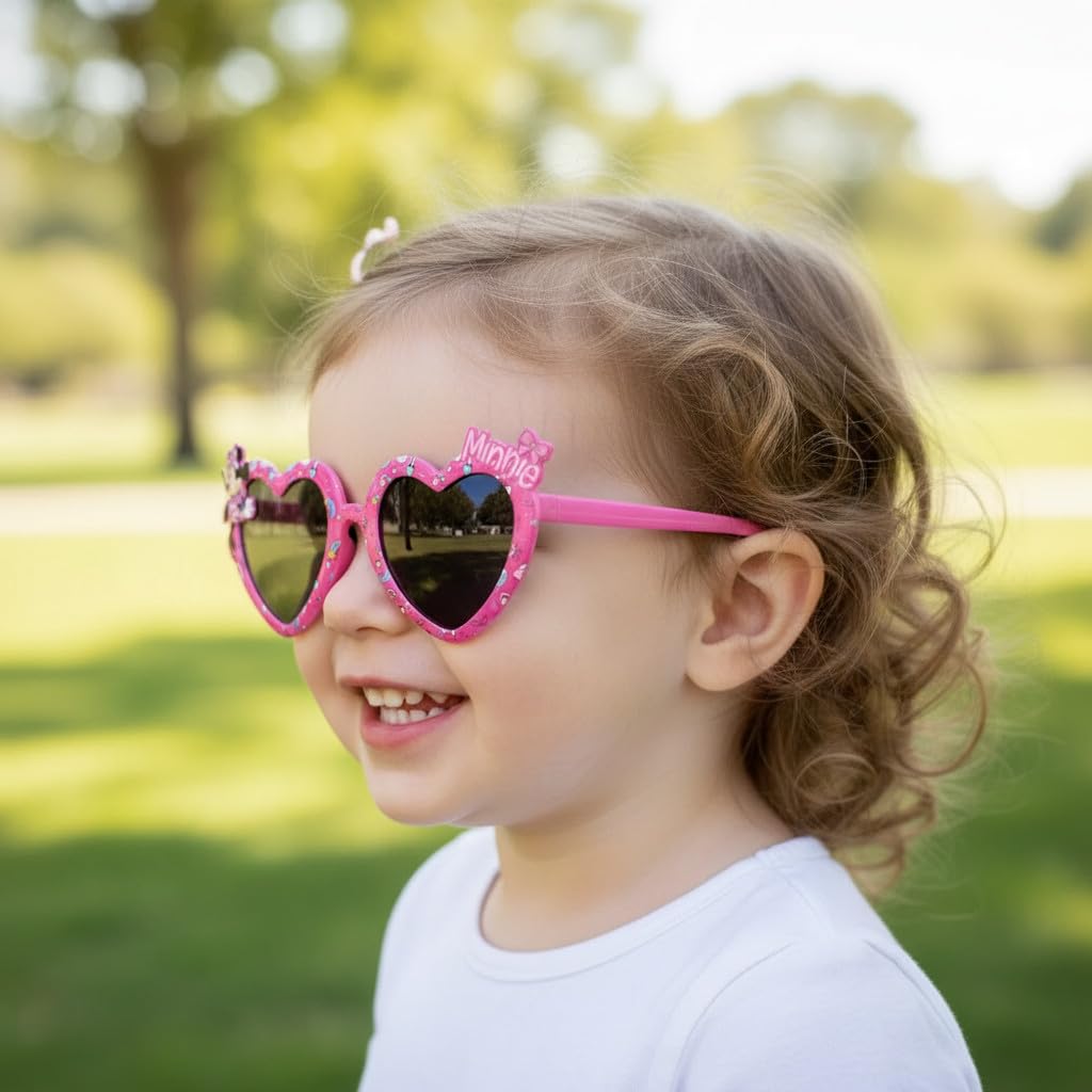 Occhiali da Sole Bambina Protezione UV Stile Topolina 3