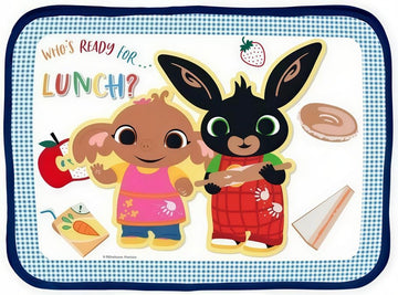 Tovaglietta Bambini con Animaletti 30x40 cm, Impermeabile, Morbida e Ripiegabile, Sottopiatto in Pol