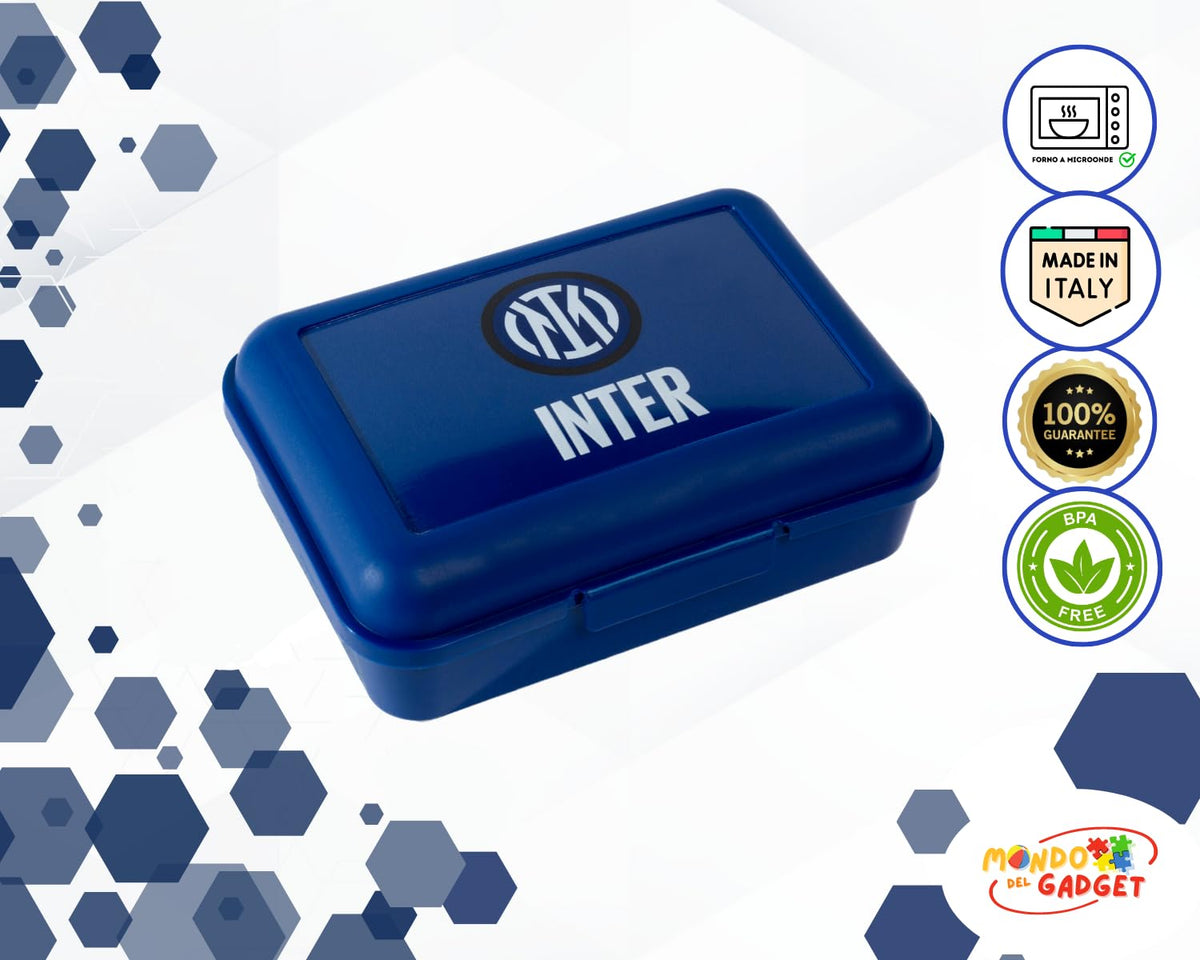 Mondo del Gadget Porta Merenda Inter Store Ufficiale - Box Lunch Portamerenda e Pranzo per Bambini – 5