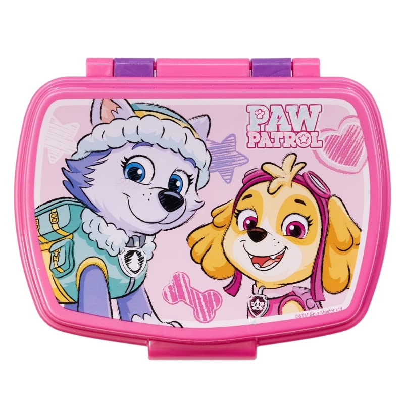 Contenitore Portapranzo Porta Merenda Scatola Sandwich Box Bambini (PAW PATROL bambina)