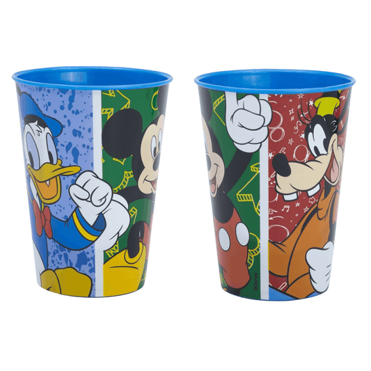 Set 2 Bicchieri per Bambini 260 ml in plastica Senza BPA Regalo per Bimbo
