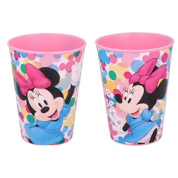 Set 2 Bicchieri  Bambini 260 ml in plastica Senza BPA Regalo  Ragazzi (Minnie Mouse Topolina)