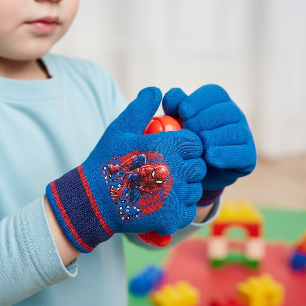 Guanti Invernali per Bambini 2 pcs Inverno Unisex Taglia unica SPIDER