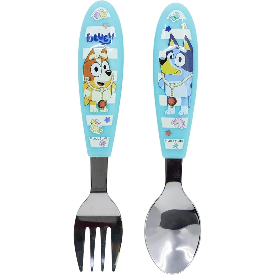 Set Posate per Bambini in Acciaio Inossidabile - Forchetta e Cucchiaio