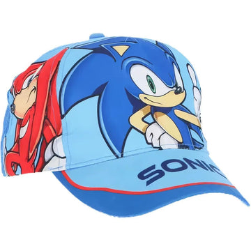 Cappello con Visiera da Ragazzo/Bambino - Berretto da Baseball Regolabile Sonic