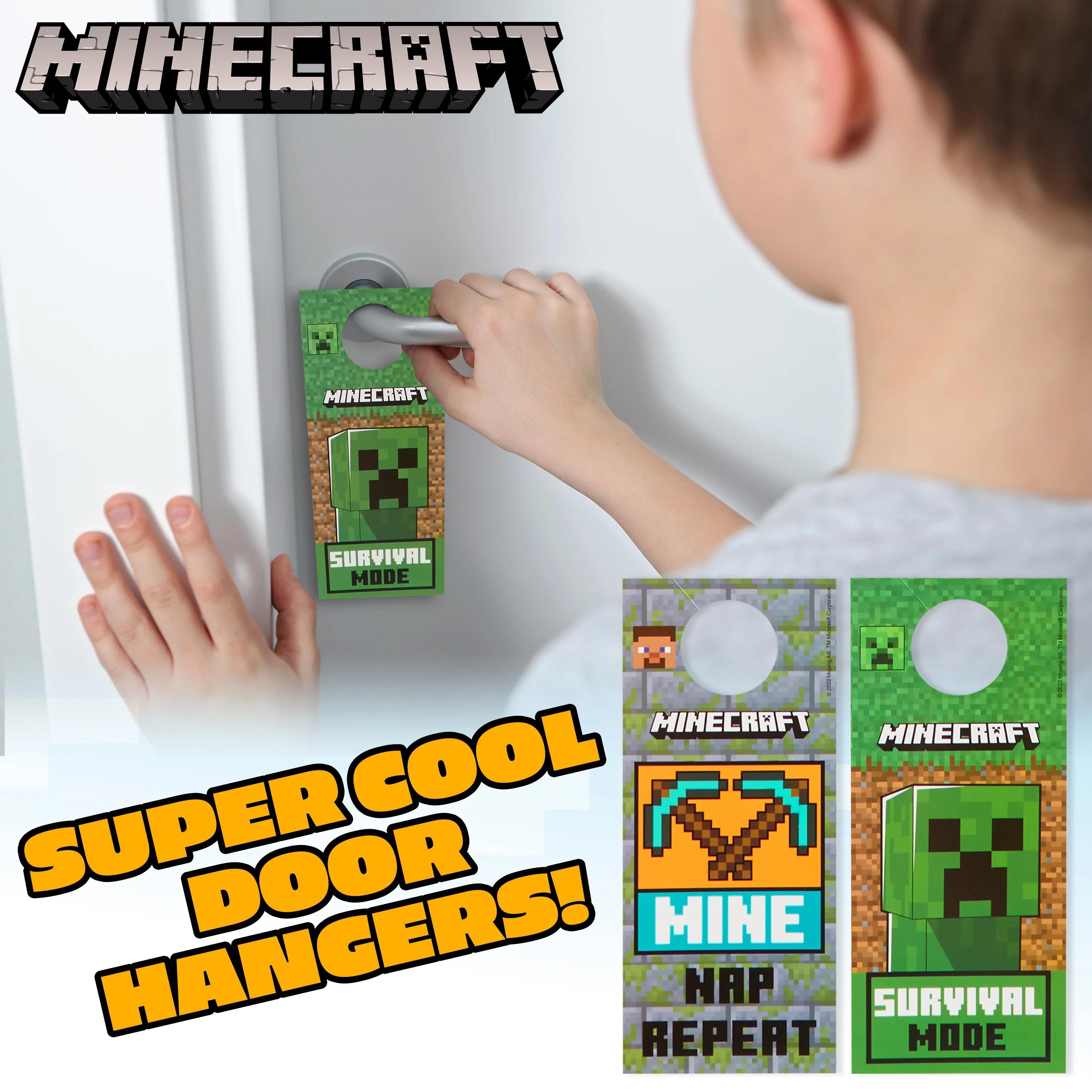 Minecraft - Stickers e accessori - Adesivi per finestra o mobili - Decorazioni cameretta Ragazzi