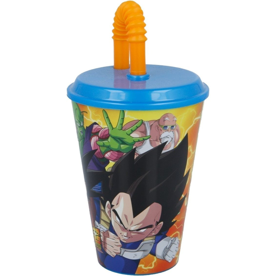 Kids' Cup Con Cannuccia e coperchio Riutilizzabile - 430 ml - DRAGONBALL