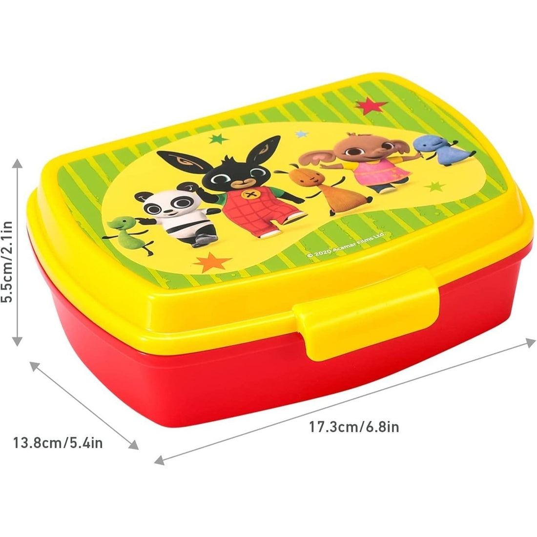 Contenitore Portapranzo Porta merenda Scatola Sandwich Box  Bambini (Bing Pando Flop Sula)