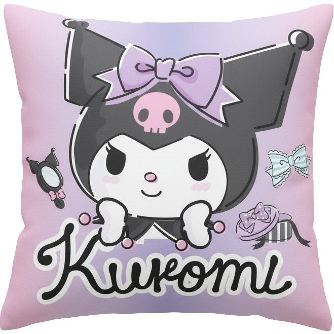 KUROMI - Cuscino Arredo 40x40 cm morbido con imbottitura 100% poliestere