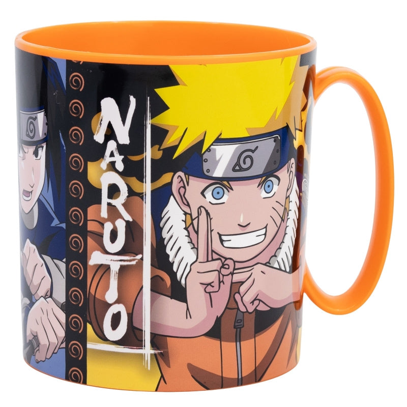 Tazza Bicchiere in plastica 350ml per Microonde con manico Bambini colazione
