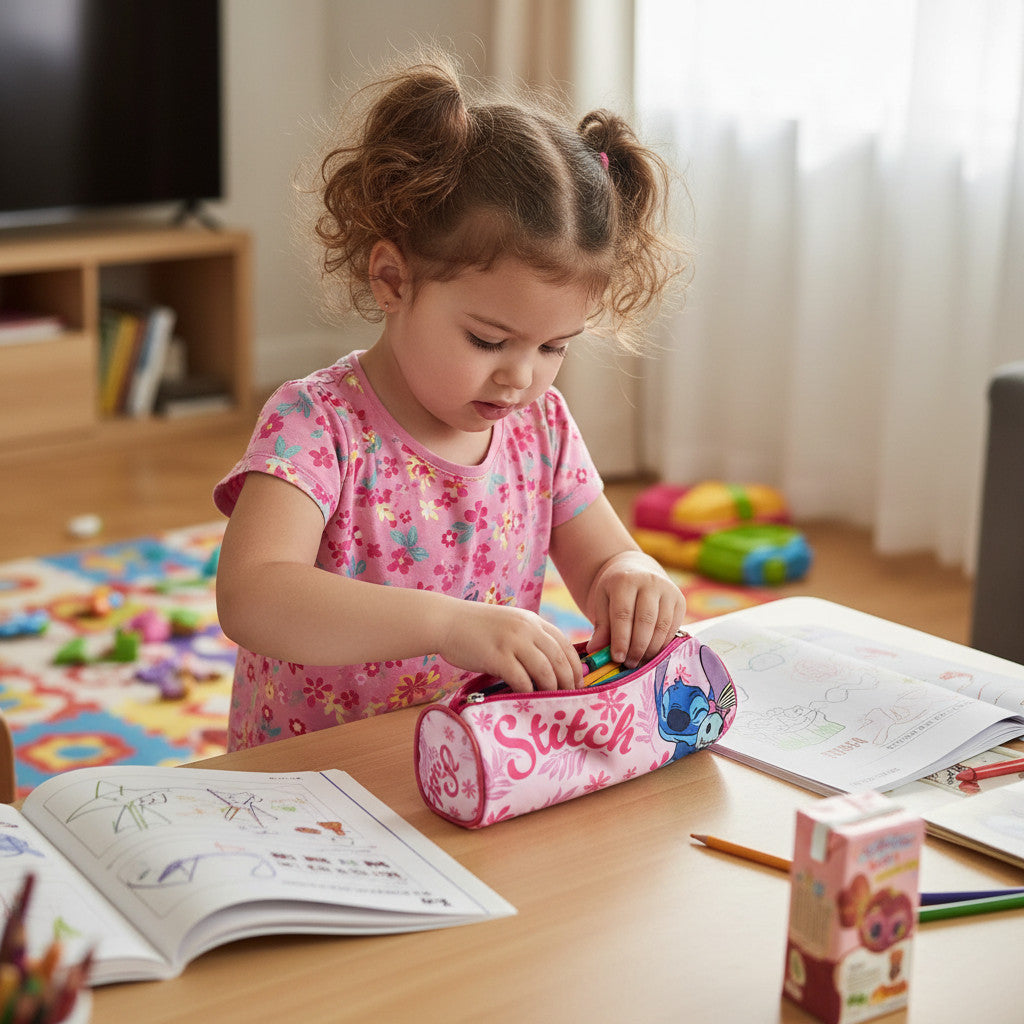 Portapenne Astuccio Borsellino Scuola e Asilo per Bambini 21x7x6cm