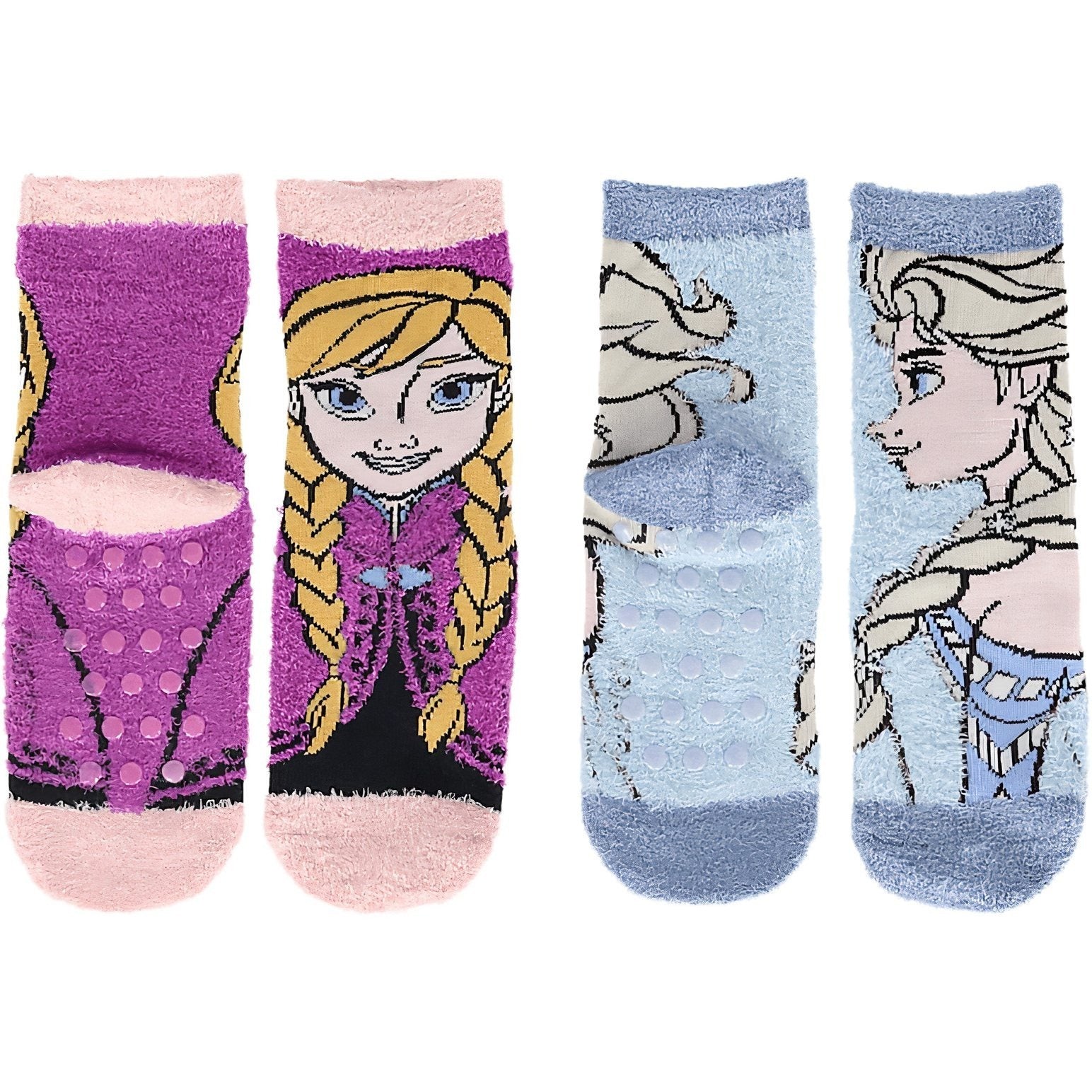 2 paia Calzini Antiscivolo Disney Frozen Bambini