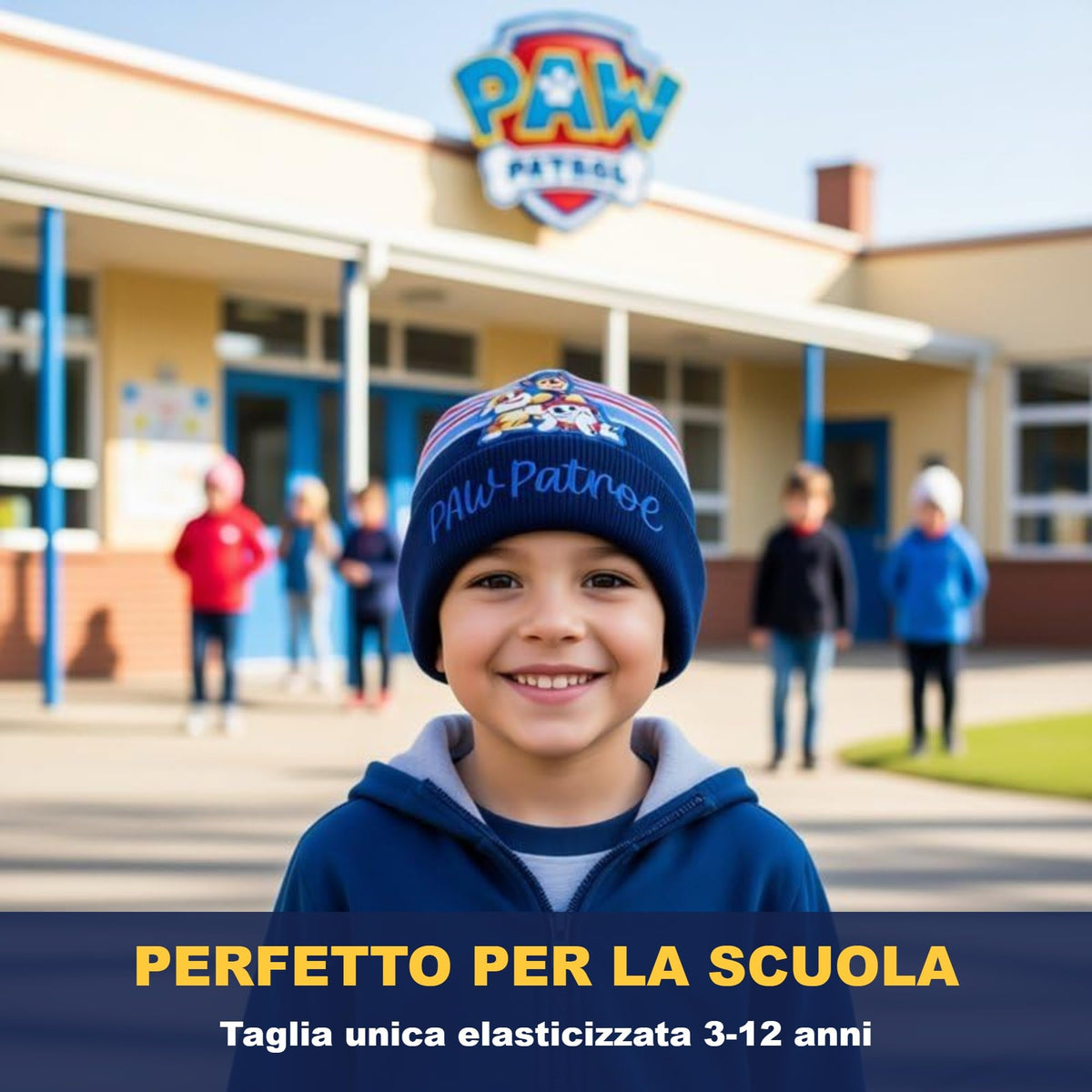 Cappello Invernale Paw Patrol Bambini Ragazzi Berretto Caldo Taglia Unica 4