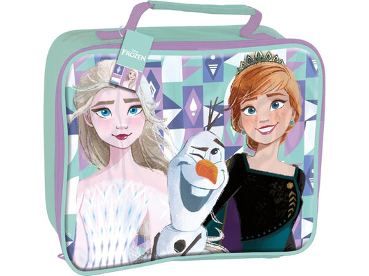 Borsa Termica Rettangolare Immeabile Porta Pranzo  Bambini con manico - Gadget Scuola (FROZEN)