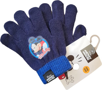 Guanti Invernali per Bambini 2 pcs Inverno Unisex Taglia unica (MICKEY MOUSE Blu)