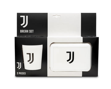 Set Regalo Portamerenda + Tazza in confezione regalo Tifoso Senza BPA  Ragazzi Prodotto Ufficiale (Juventus)