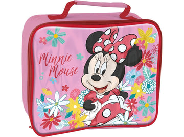 Borsa Termica Rettangolare Impermeabile Porta Pranzo Bambini con Manico - Gadget Scuola (Minnie Mouse Topolina)