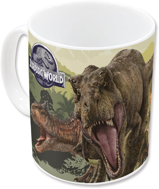 Tazza in ceramica  Bambini in confezione regalo ( Jurassic World Dinosauri)