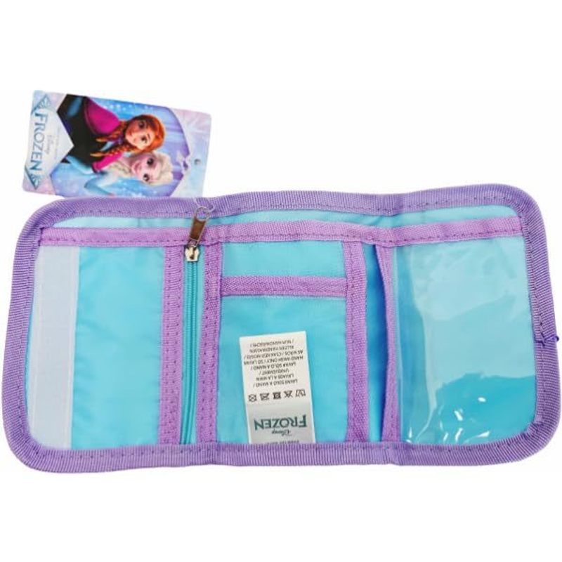 Portafoglio per bambini e ragazzi portafogli con portamonete e portatessere - FROZEN