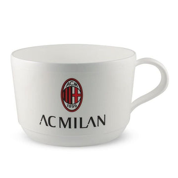 Tazza Ufficiale Tazzone in plastica 360ml  Microonde con manico Tifoso colazione BPA-free Made in Italy - MILAN