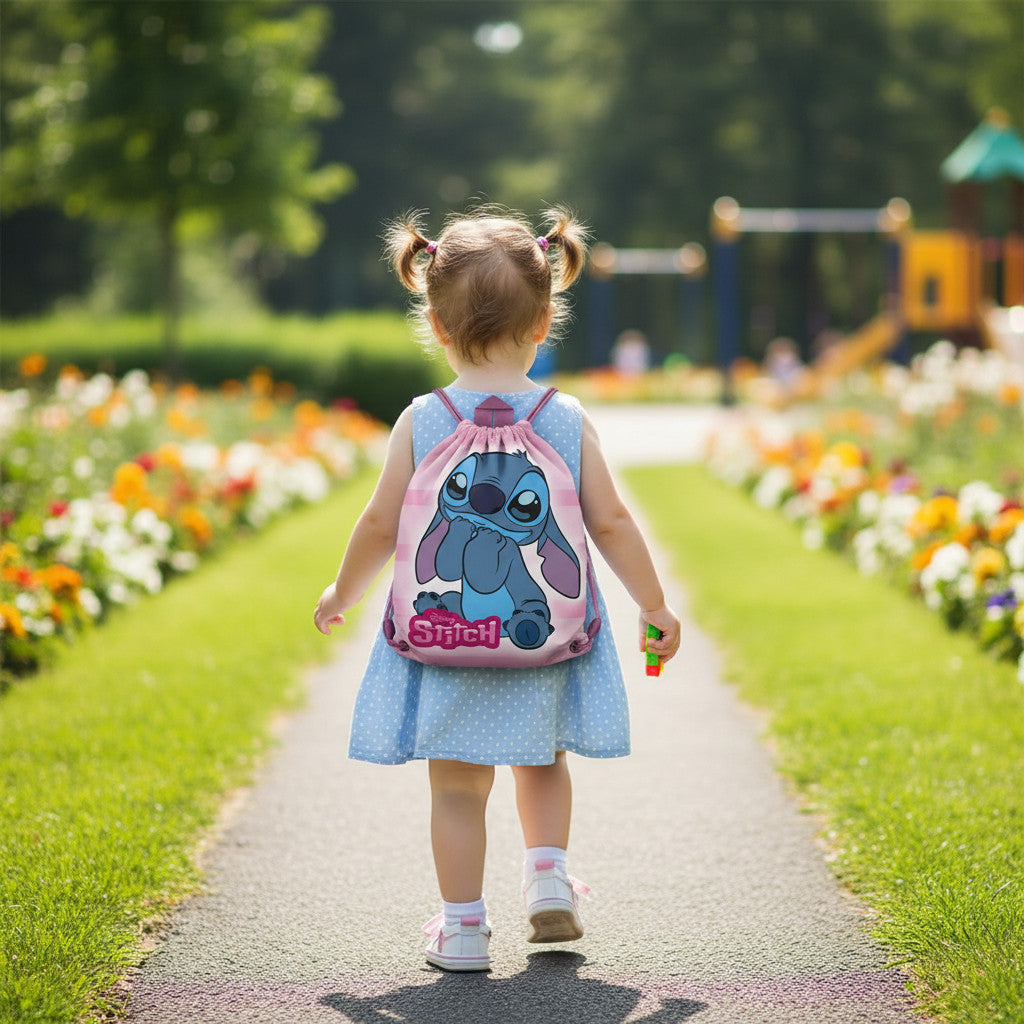 Sacca Sportiva per Bambino, Borsa Zaino per Asilo, Palestra, Piscina, Viaggio, Portascarpe
