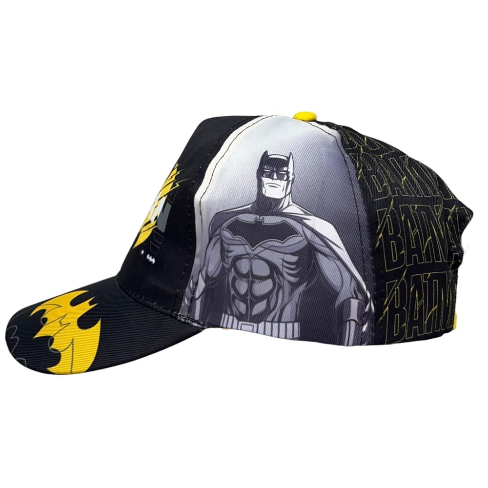 Cappello con Visiera da Ragazzo/Bambino Berretto da Baseball Regolabile Batman