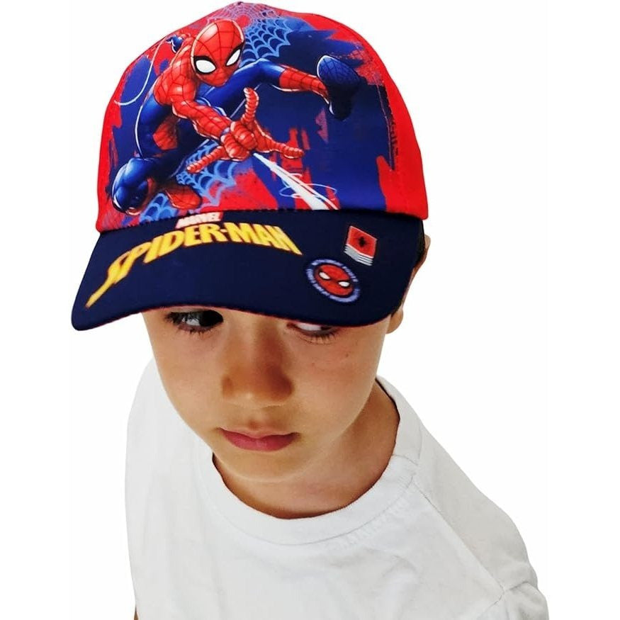 Cappello con Visiera da Ragazzo/Bambino Berretto da Baseball Regolabile SPIDER MARVEL