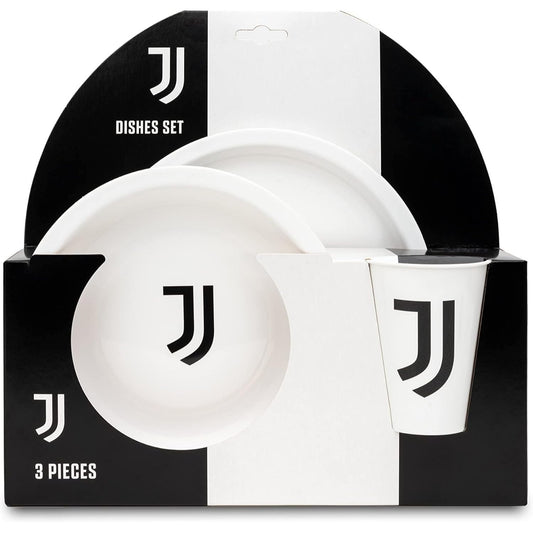 Set Piatti, Gadget Bambini Regalo Scuola - Idea Compleanno Bimbo – Piatto Blu Piano e Fondo Bicchiere 260 ml in Plastica Rigida Lavabili adatti al Microonde