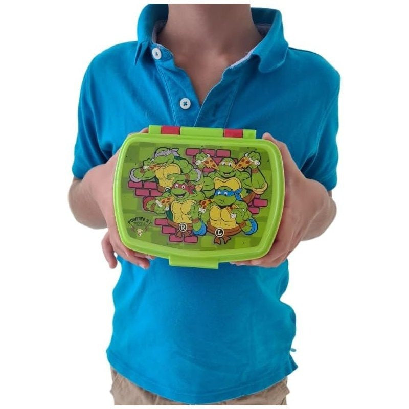 Contenitore Portapranzo Porta Merenda Scatola Sandwich Box per Bambini - Tartarughe Ninja