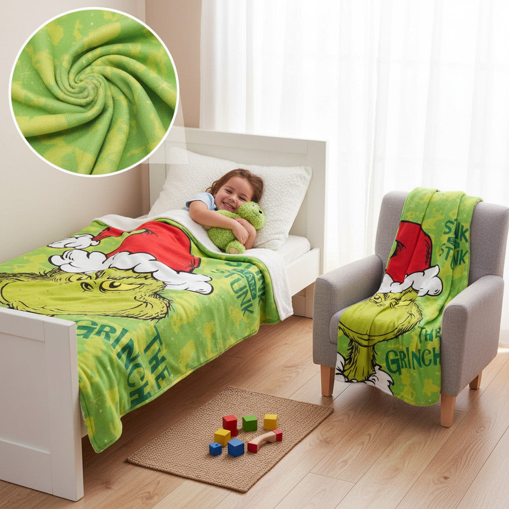 Coperta Ufficiale Plaid Morbida e Calda 100x140cm per Bambini Pile con stampa Idea Regalo