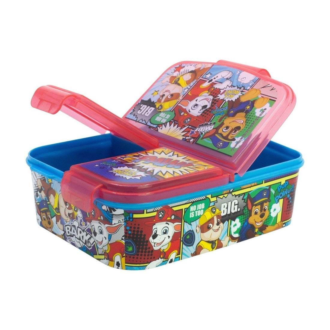 Porta Merenda Scuola con 3 scomparti Portamerenda in Plastica Bambini Pranzo Launch Box