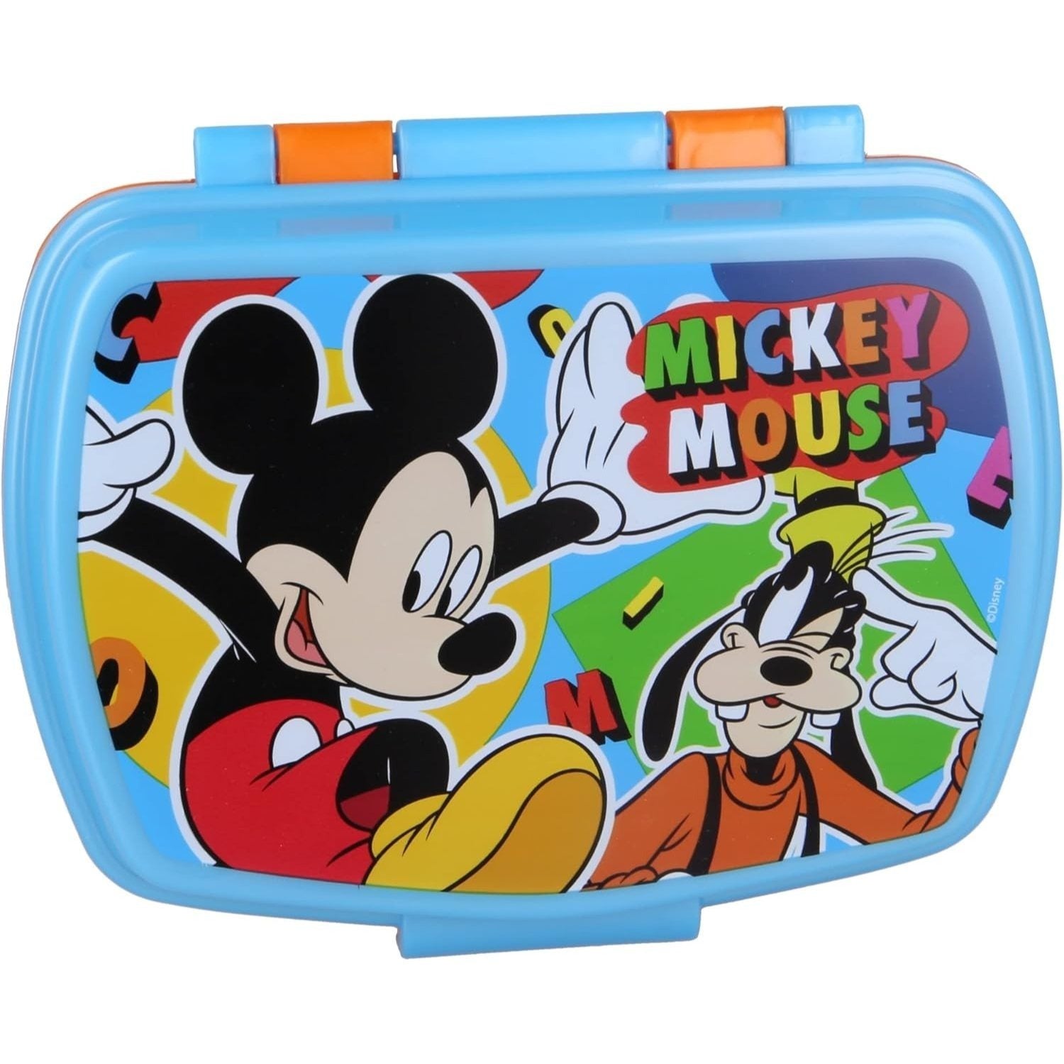 MICKEY MOUSE - Contenitore Portapranzo Porta merenda Scatola Sandwich Box per Bambini - BPA Free - TOPOLINO