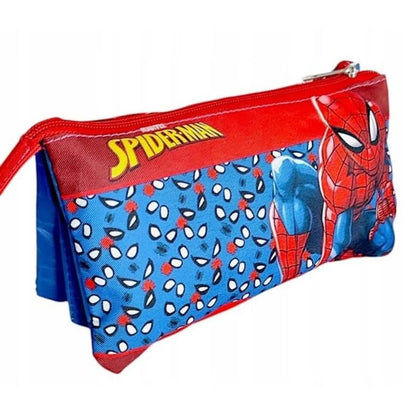 Portapenne Astuccio Triplo Borsellino Scuola e Asilo per Bambini e Ragazzi 22x12cm