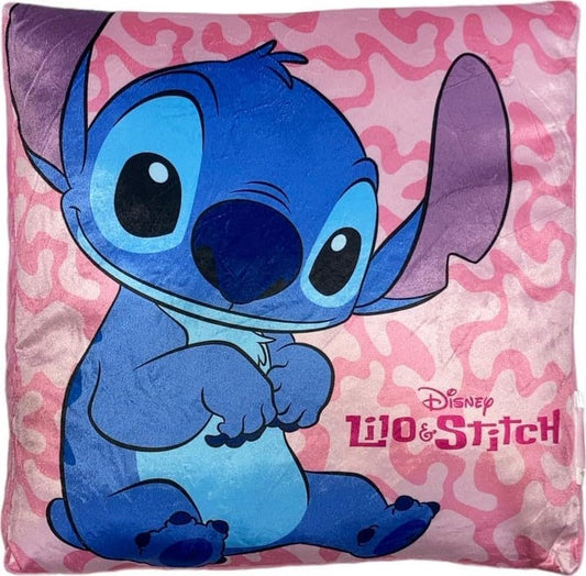 Cuscino 3D Stitch Disney 38 cm (cuscino Stitch Rosa)