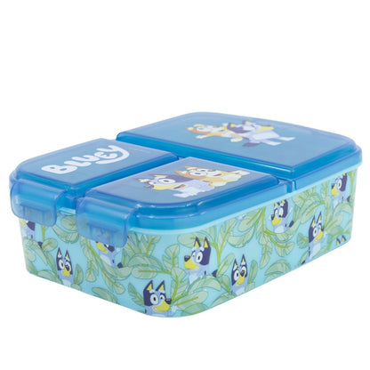 Porta Merenda Scuola con 3 scomparti Portamerenda in Plastica Bambini Pranzo Launch Box