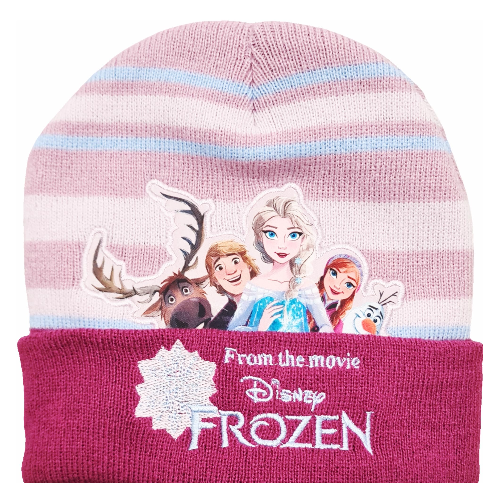 Cappello Invernale Morbido e Caldo Bambini FROZEN (Rosa)